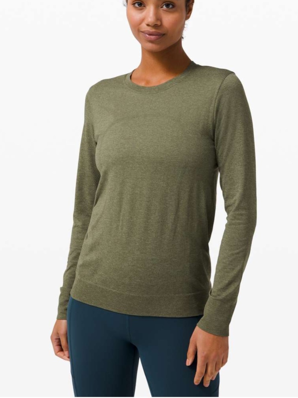 Lululemon Swiftly Breathe‎ Long Sleeve
Willow Green Army Green